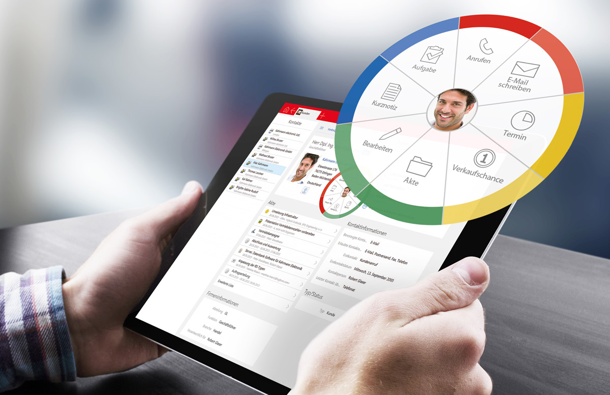 Beziehnungsmanagement Mobil mit Genesis World